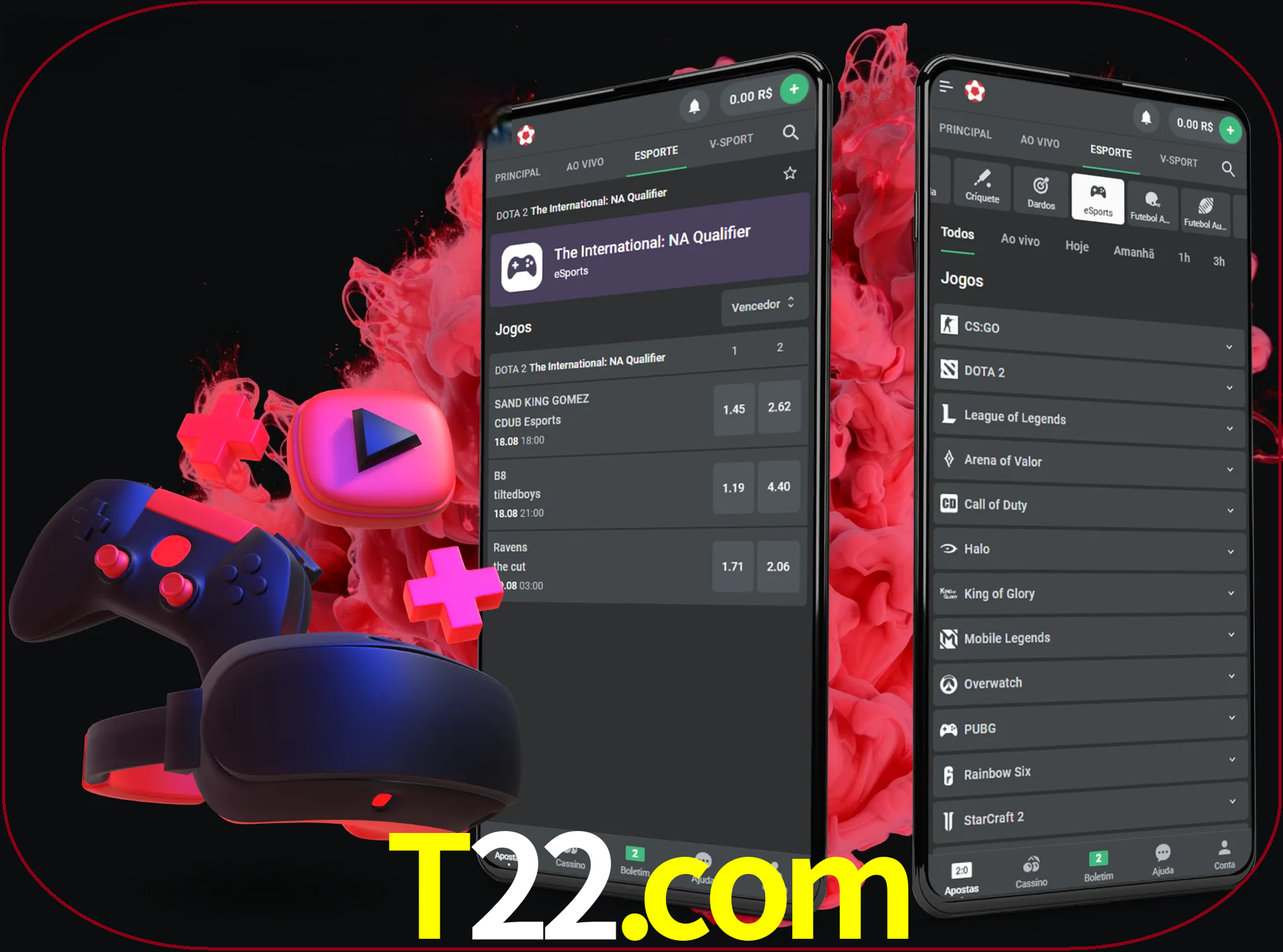 Para ter a aplicação móvel t22 no seu smartphone, basta descarregar o ficheiro apk e seguir as instruções.