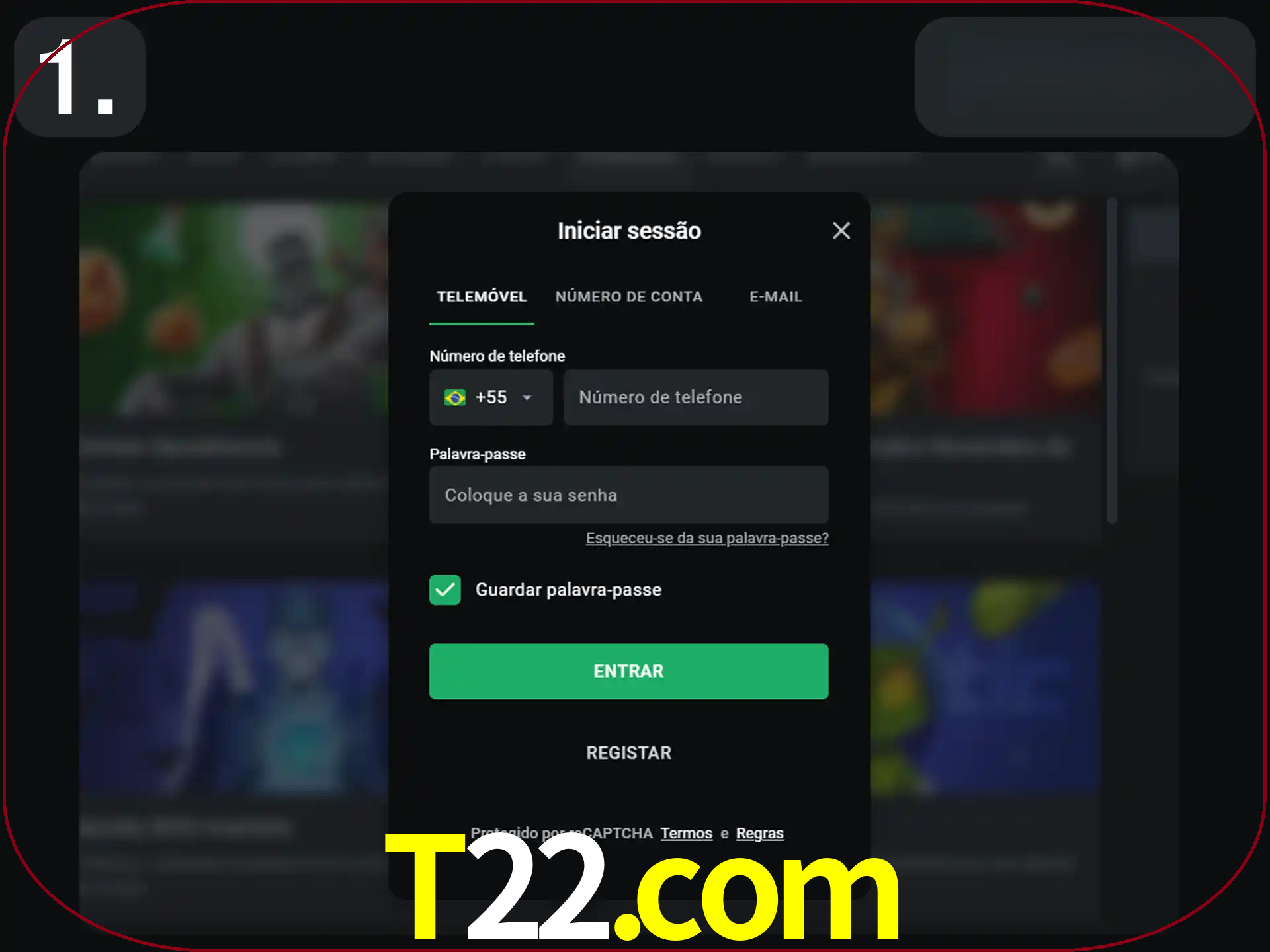Acesse o site.